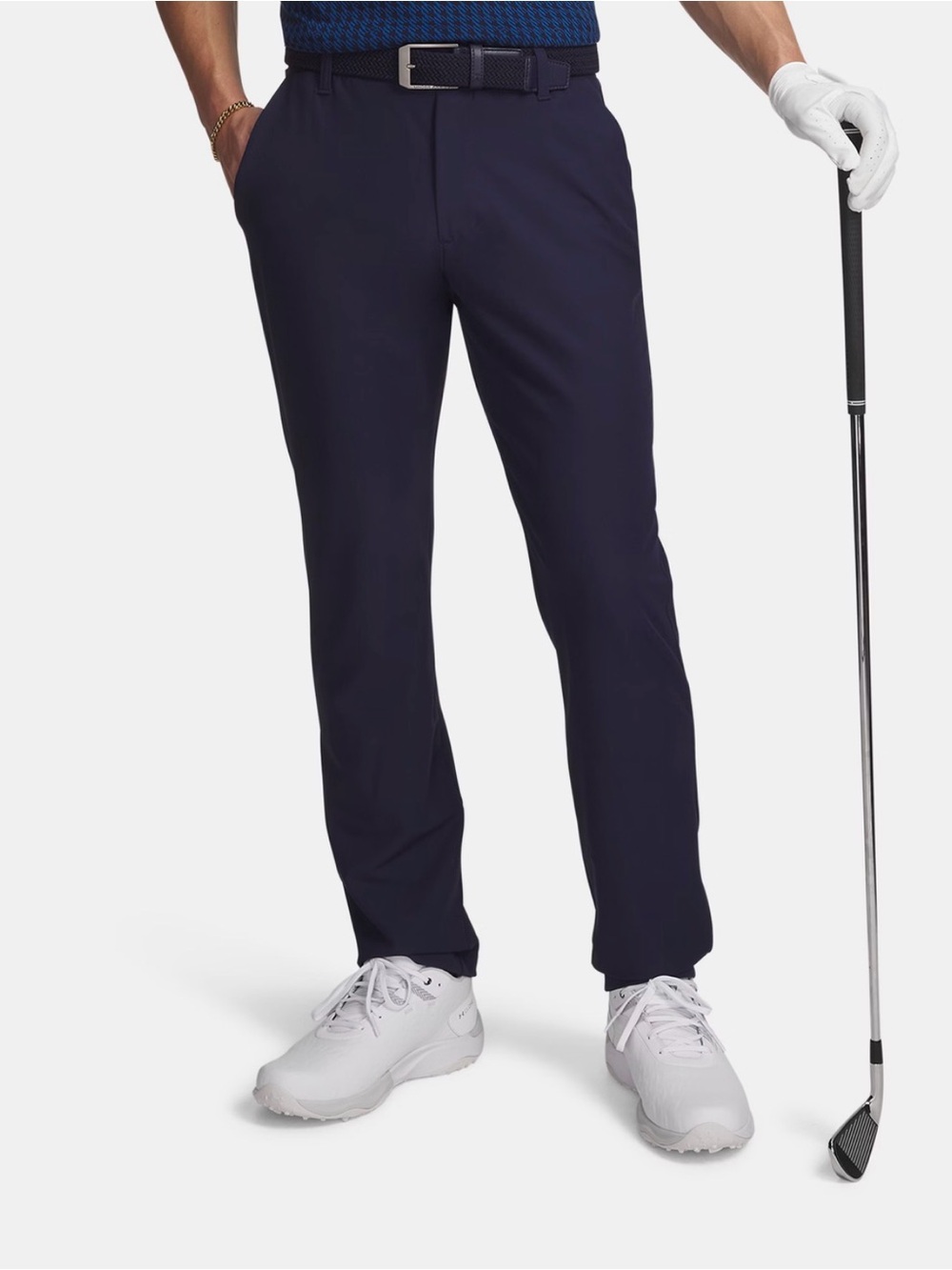 Under Armour Men's Navy/Blue UA Drive Pants, in original packaging